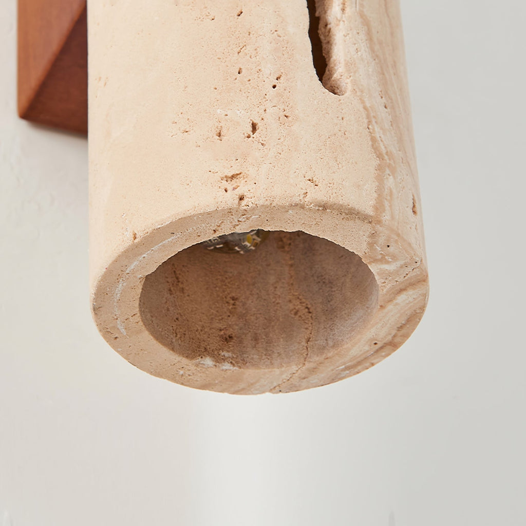 Baldengrove Travertine Wall Light-Moonnatur