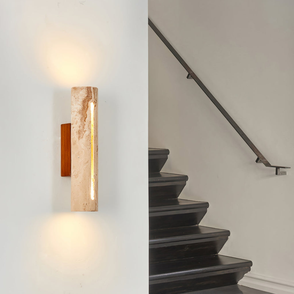 Baldengrove Travertine Wall Light-Moonnatur