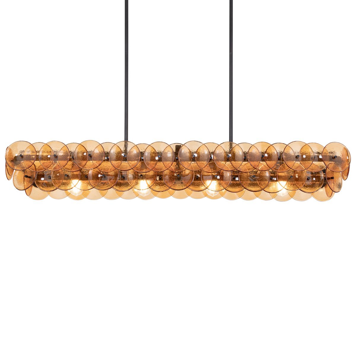 Denelena Glass Chandelier-Moonnatur