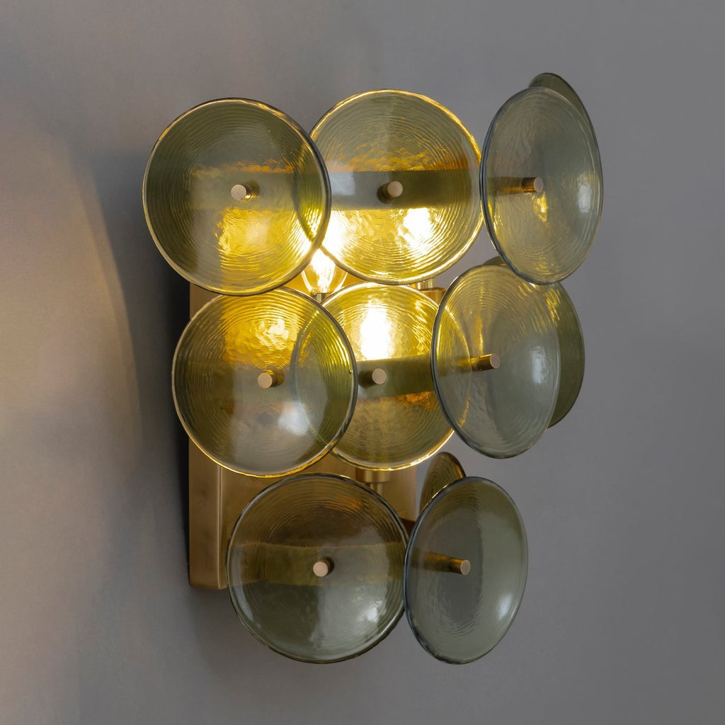 Cumberenna Glass Wall Light-Moonnatur