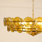 Iveria Glass Chandelier-Moonnatur