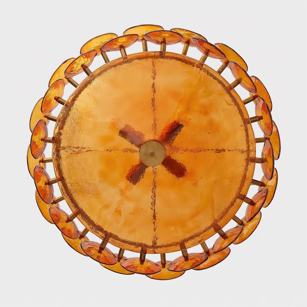 Hatherholm Glass Chandelier-Moonnatur