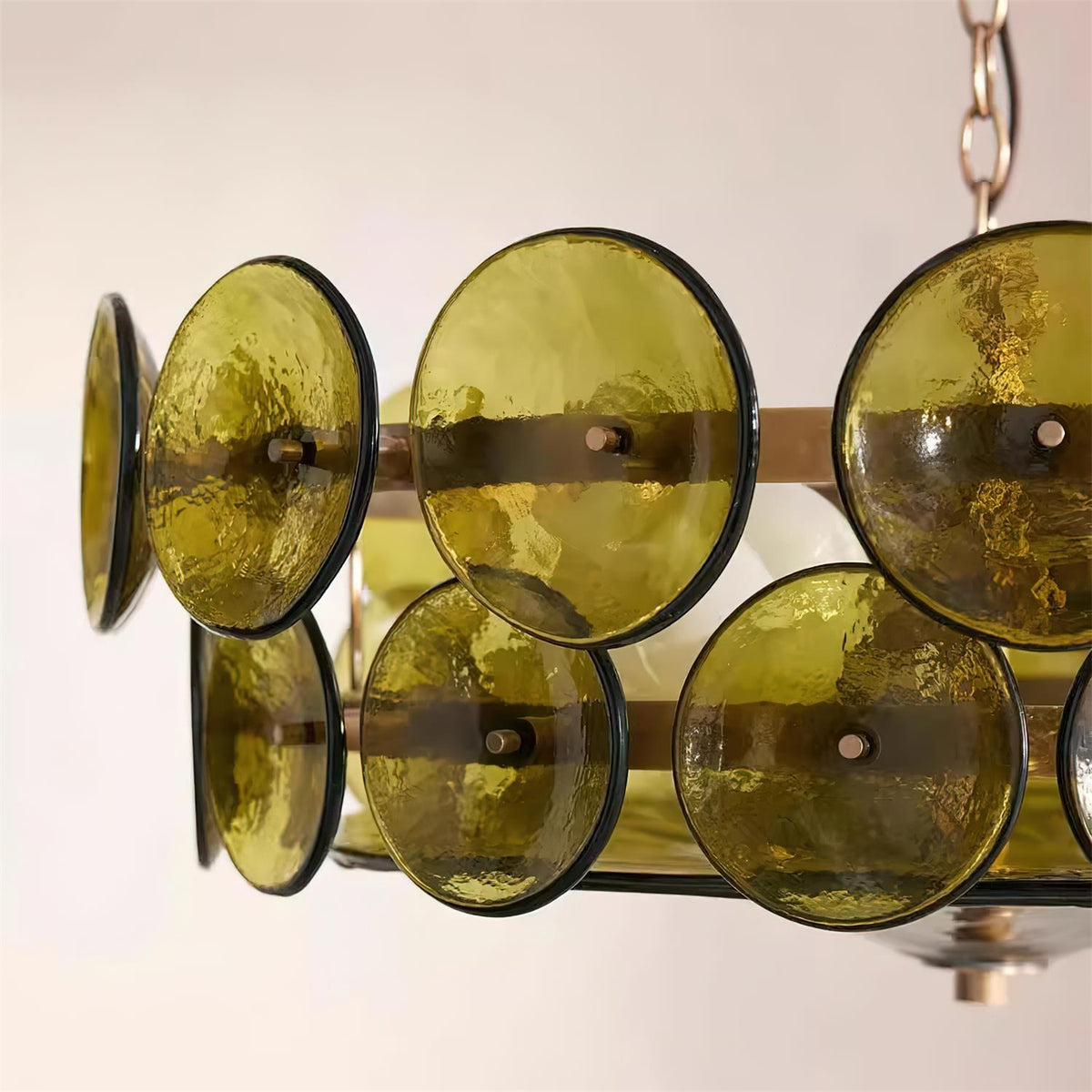 Hatherholm Glass Chandelier-Moonnatur