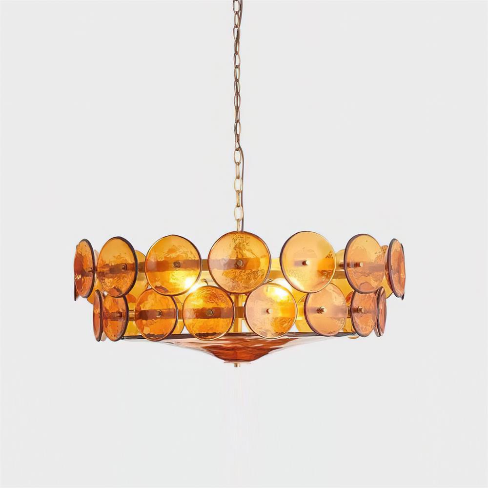 Hatherholm Glass Chandelier-Moonnatur