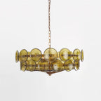 Hatherholm Glass Chandelier-Moonnatur