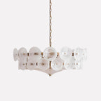 Hatherholm Glass Chandelier-Moonnatur
