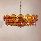 Hatherholm Glass Chandelier-Moonnatur