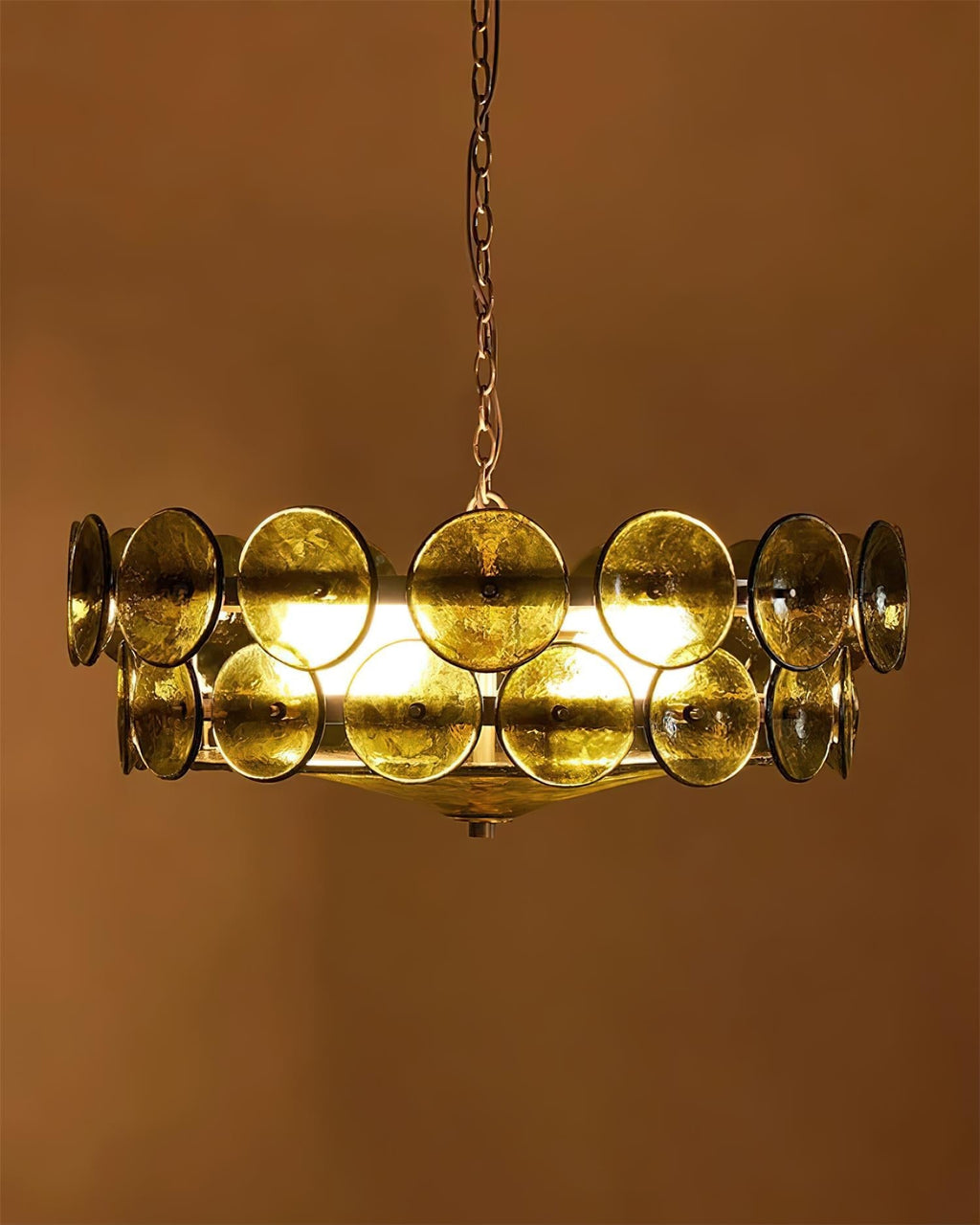 Hatherholm Glass Chandelier-Moonnatur