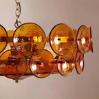 Hatherholm Glass Chandelier-Moonnatur