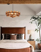 Hatherholm Glass Chandelier-Moonnatur