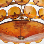 Hatherholm Glass Chandelier-Moonnatur