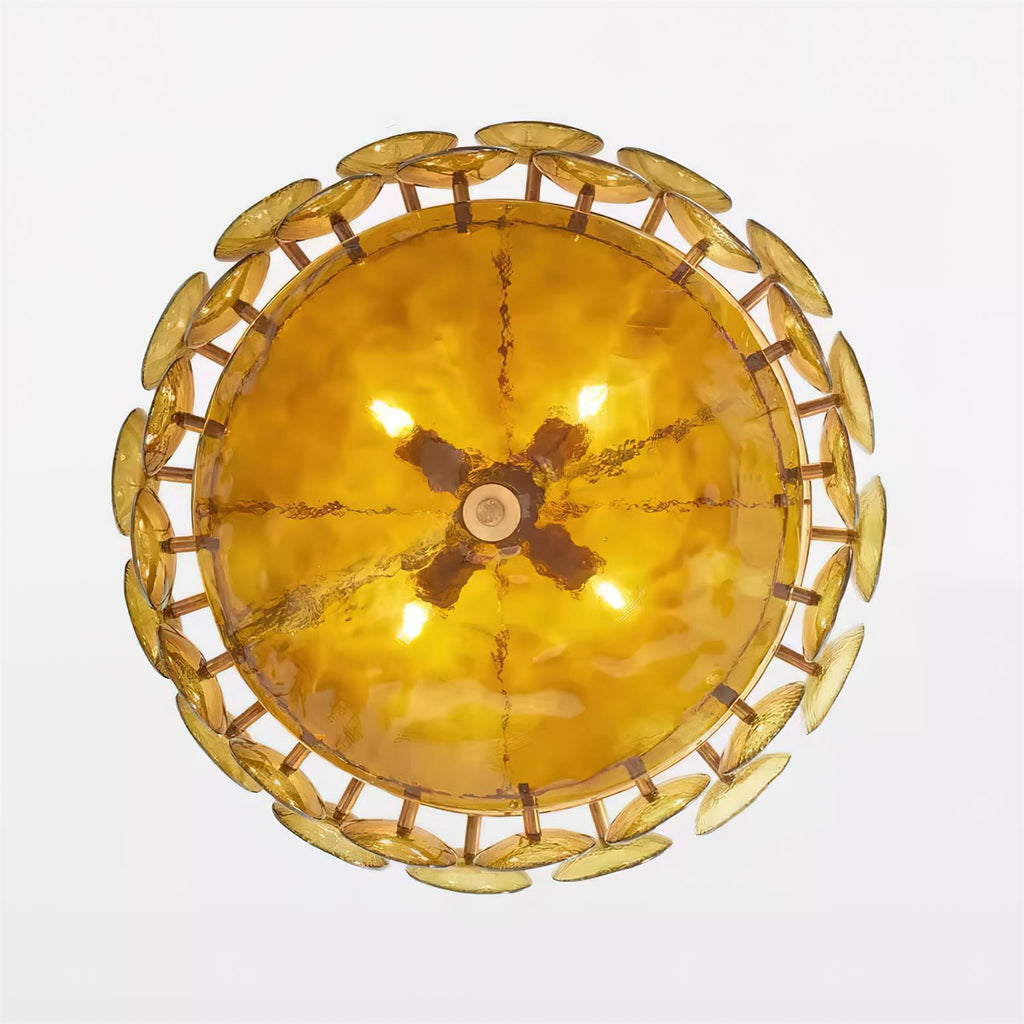 Hatherholm Glass Chandelier-Moonnatur