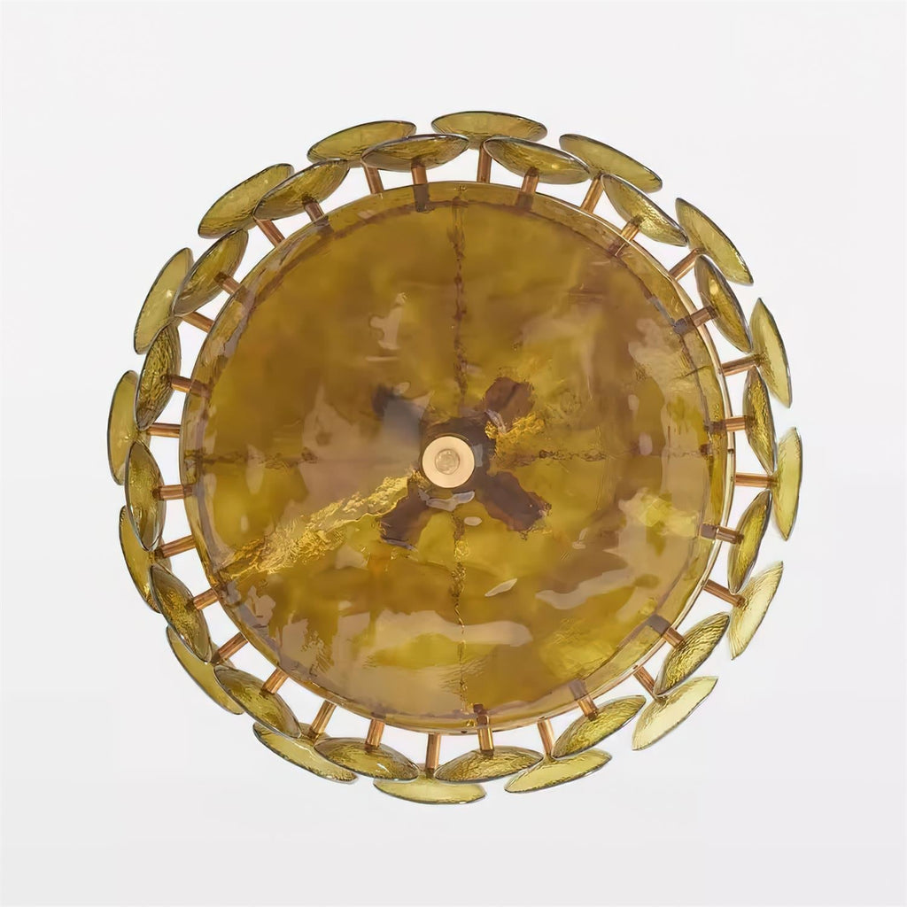 Hatherholm Glass Chandelier-Moonnatur