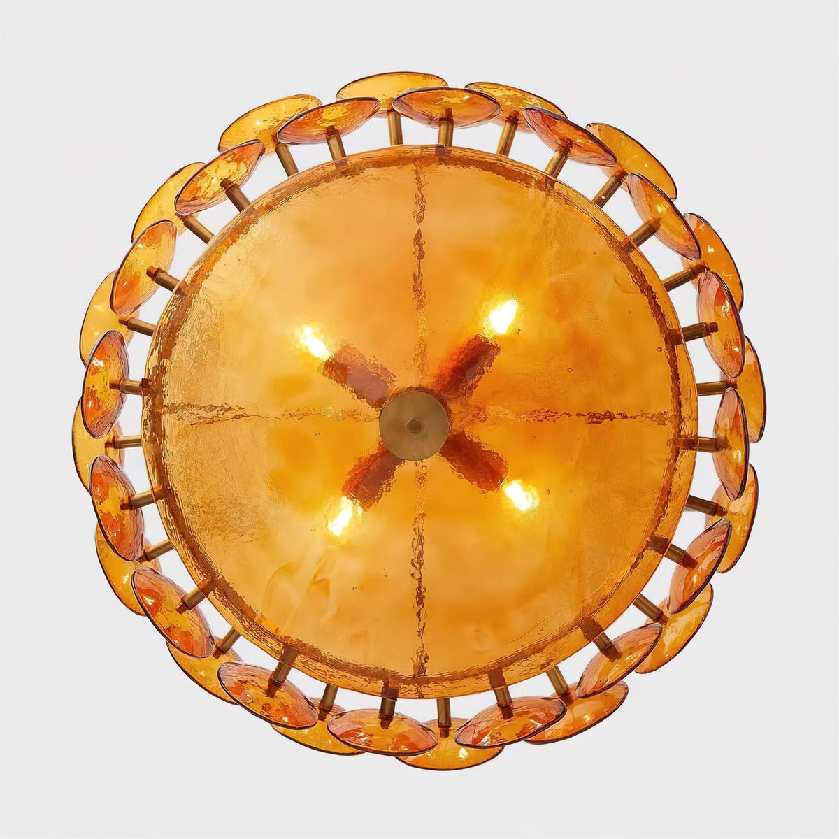 Hatherholm Glass Chandelier-Moonnatur