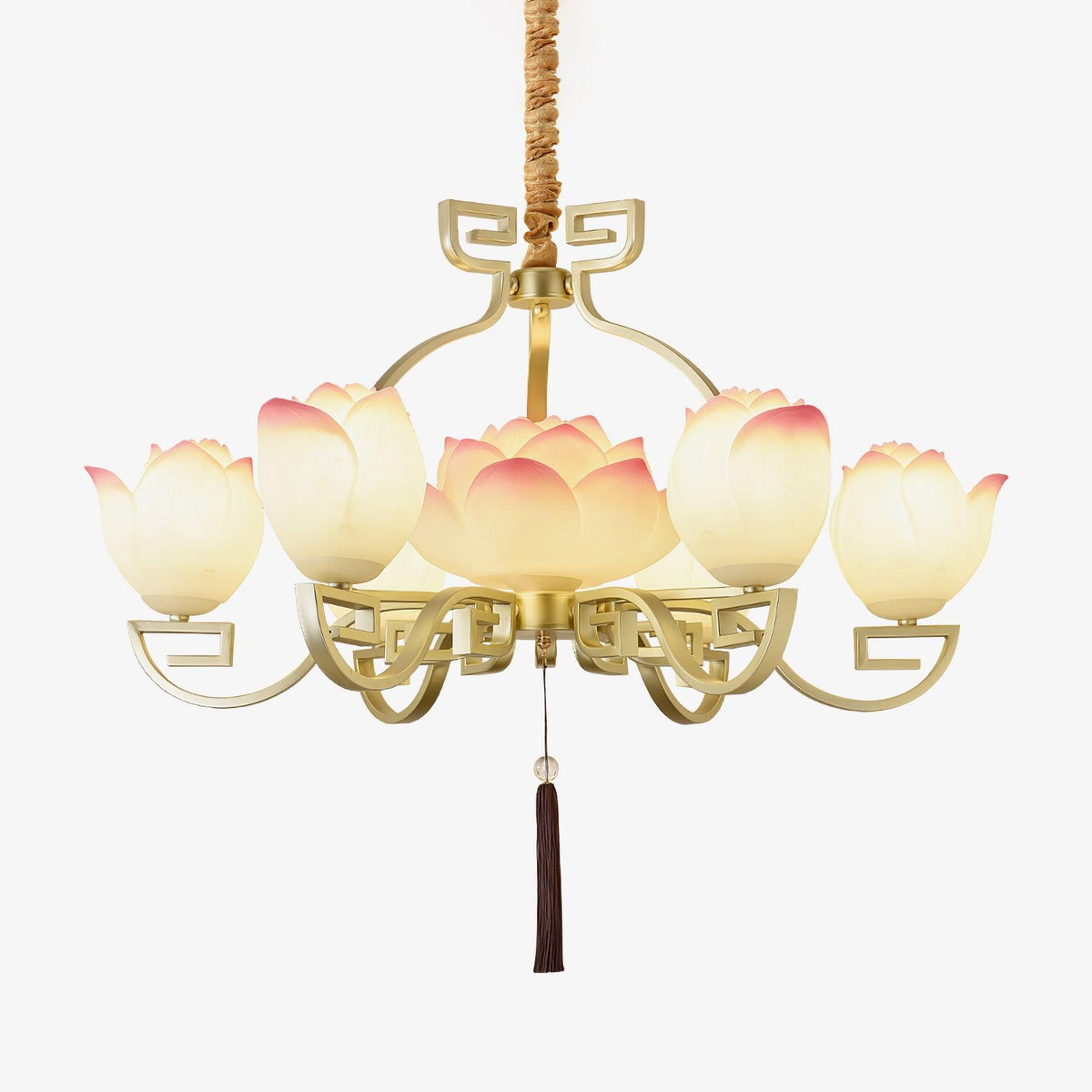 Gelmora Resin Chandelier-Moonnatur