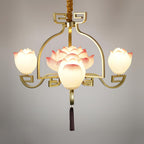 Gelmora Resin Chandelier-Moonnatur