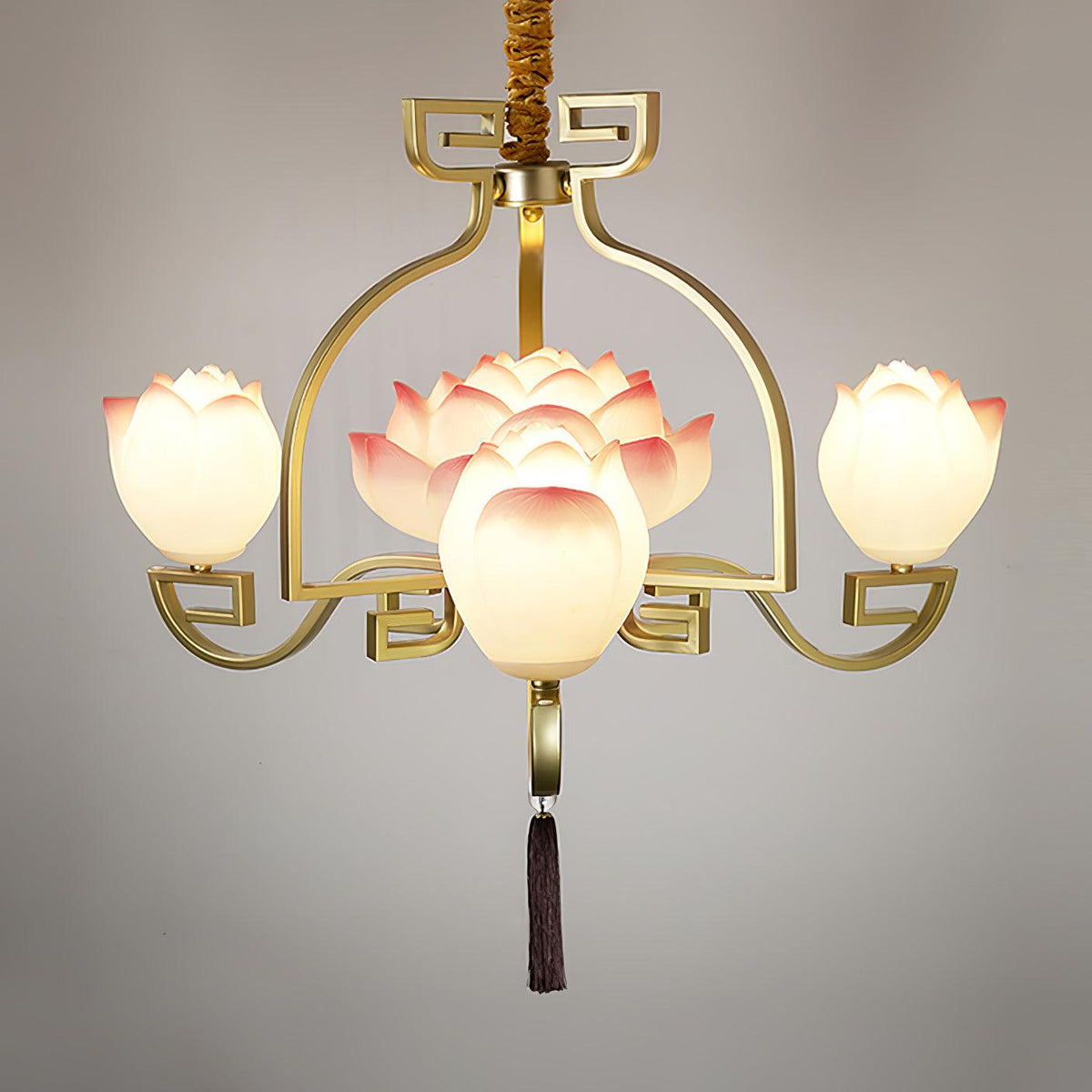 Gelmora Resin Chandelier-Moonnatur