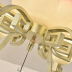 Gelmora Resin Chandelier-Moonnatur