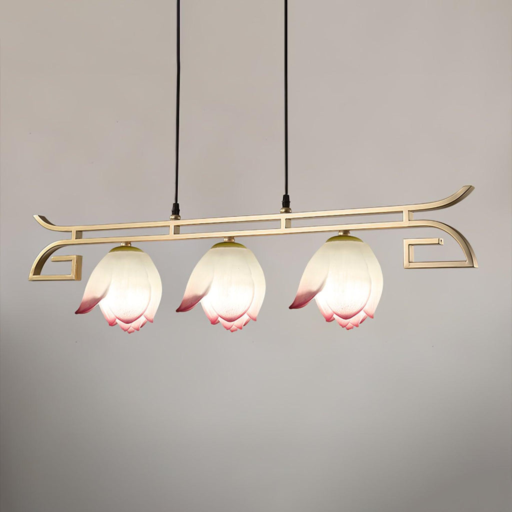 Gelmora Resin Chandelier-Moonnatur