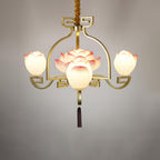 Gelmora Resin Chandelier-Moonnatur