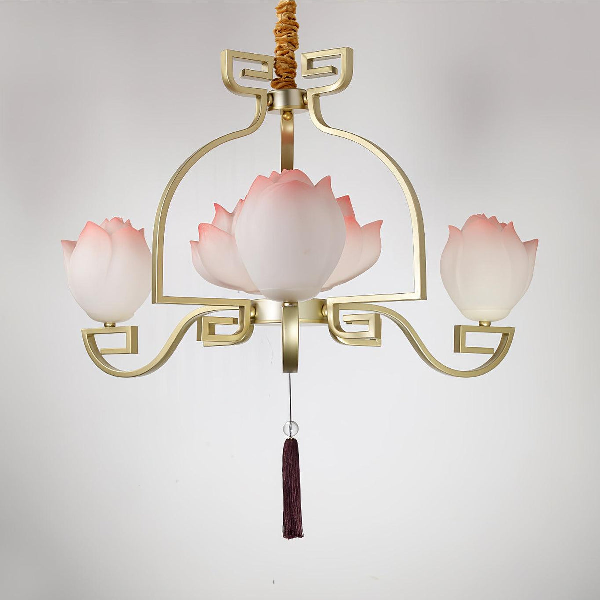 Gelmora Resin Chandelier-Moonnatur