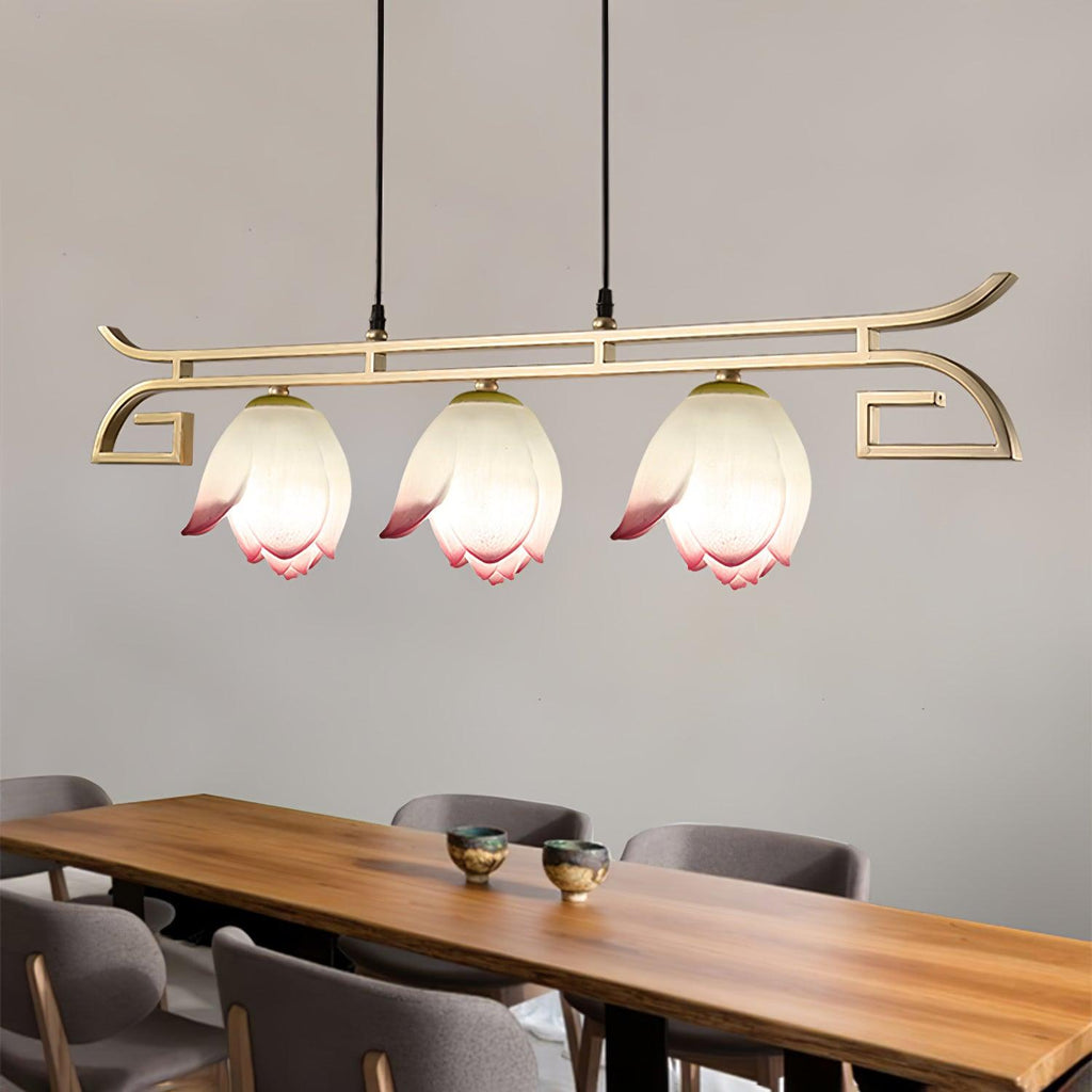 Gelmora Resin Chandelier-Moonnatur