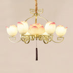 Gelmora Resin Chandelier-Moonnatur