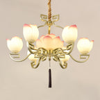 Gelmora Resin Chandelier-Moonnatur