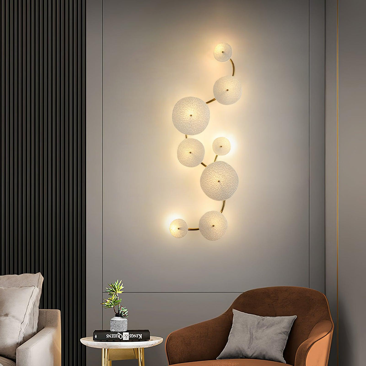 Savenwren Ceramic Wall Light-Moonnatur