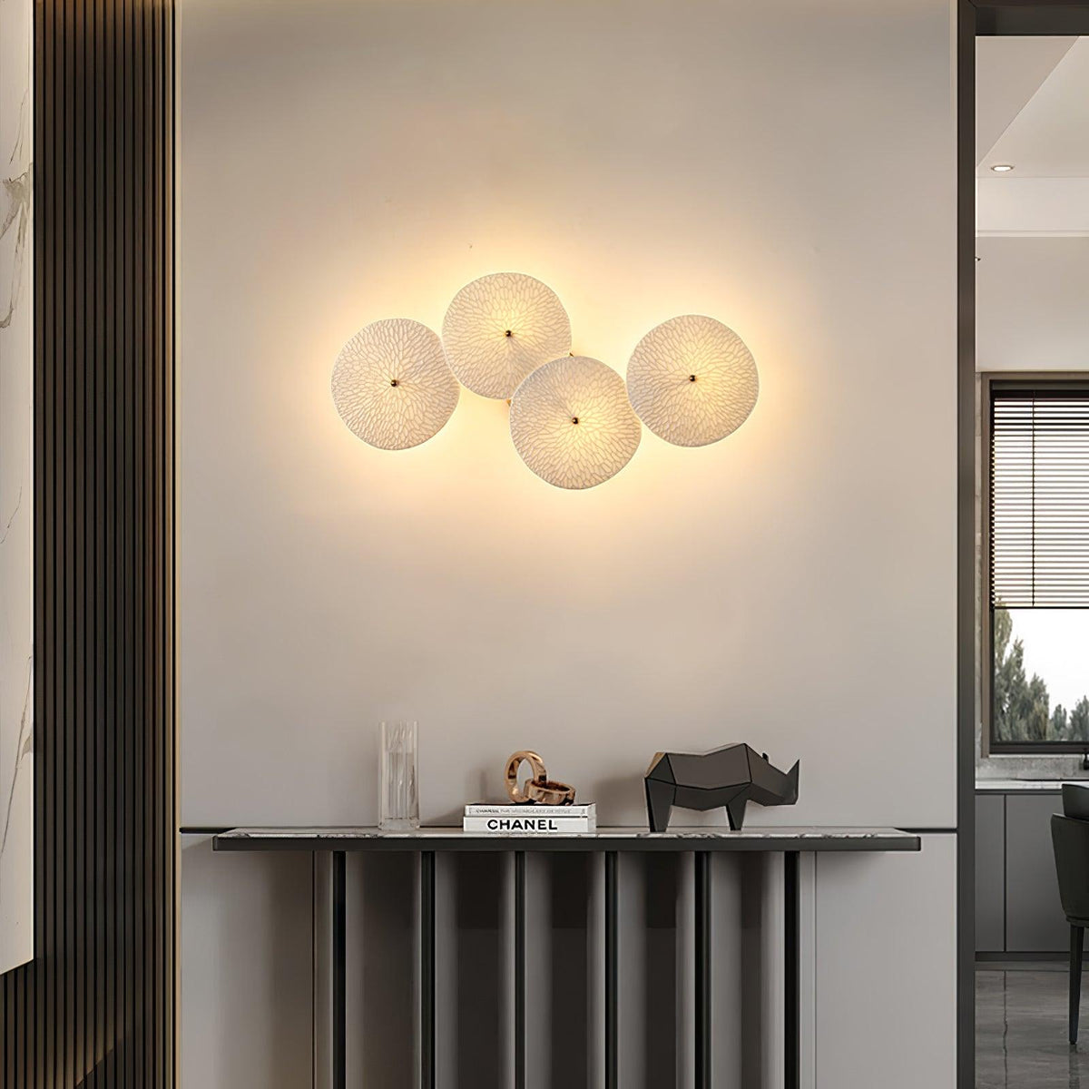 Savenwren Ceramic Wall Light-Moonnatur