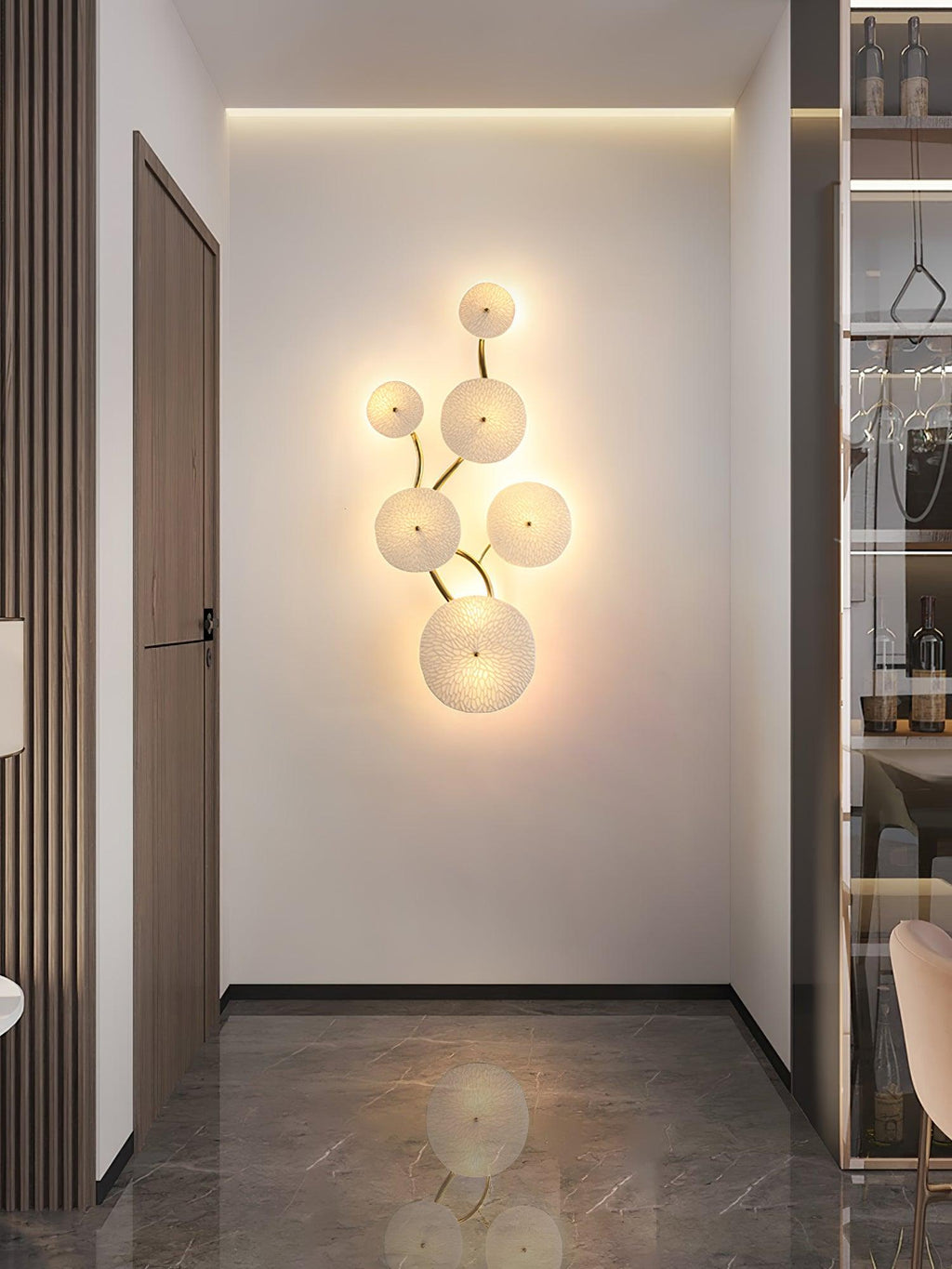 Zoralia Ceramic Wall Lamp-Moonnatur