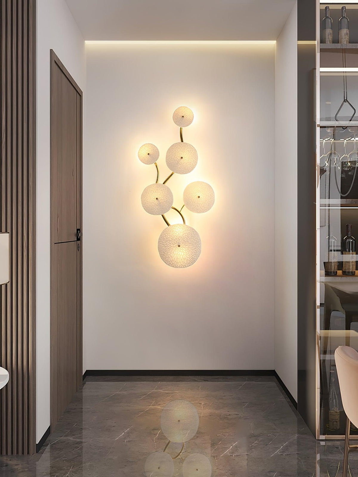 Zoralia Ceramic Wall Lamp-Moonnatur