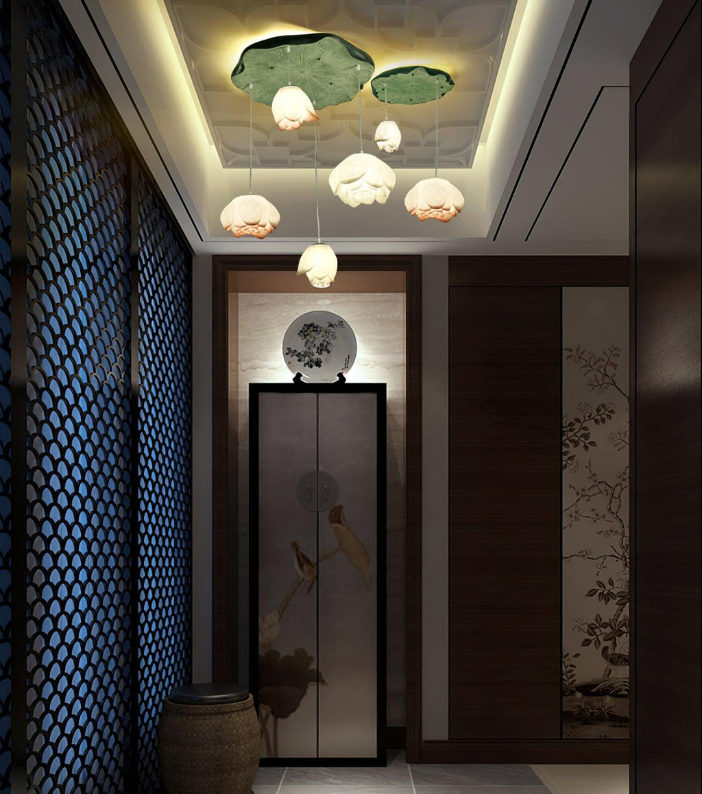 Lavenwyn Resin Chandelier-Moonnatur