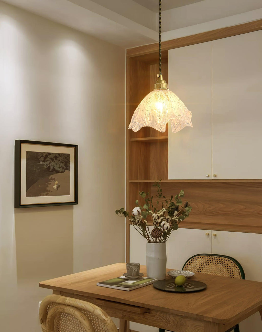 Celandelle Glass Pendant Light-Moonnatur