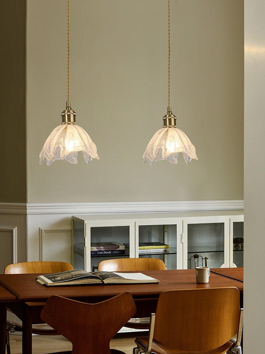 Celandelle Glass Pendant Light-Moonnatur
