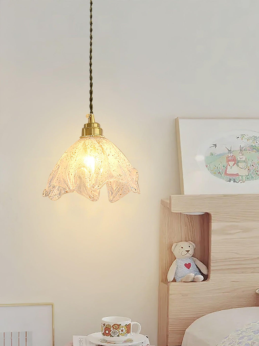 Celandelle Glass Pendant Light-Moonnatur