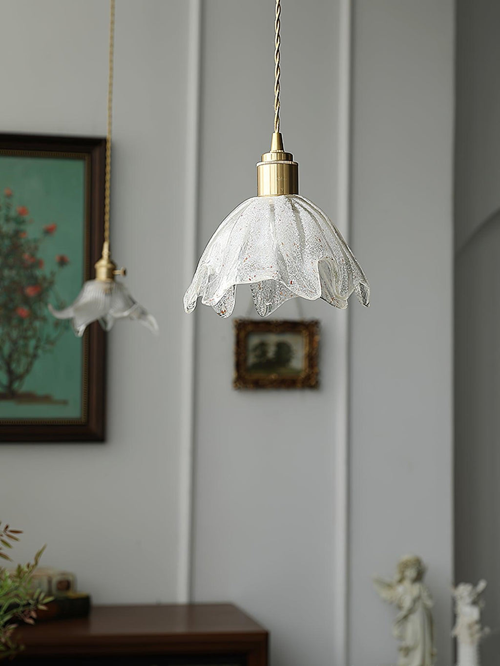 Celandelle Glass Pendant Light-Moonnatur
