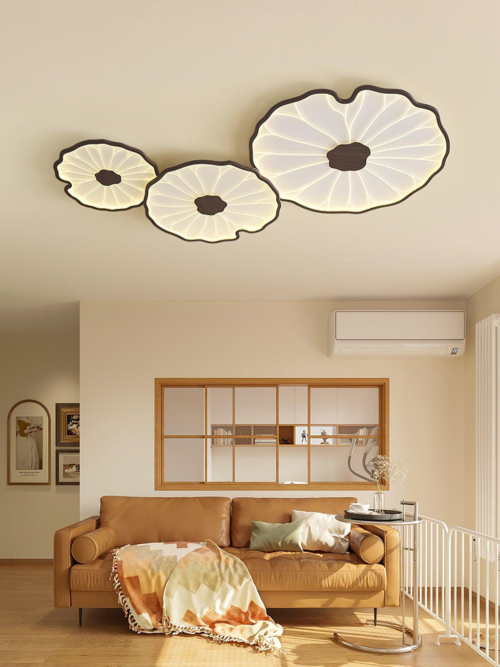 Poreven Metal Ceiling Lamp-Moonnatur