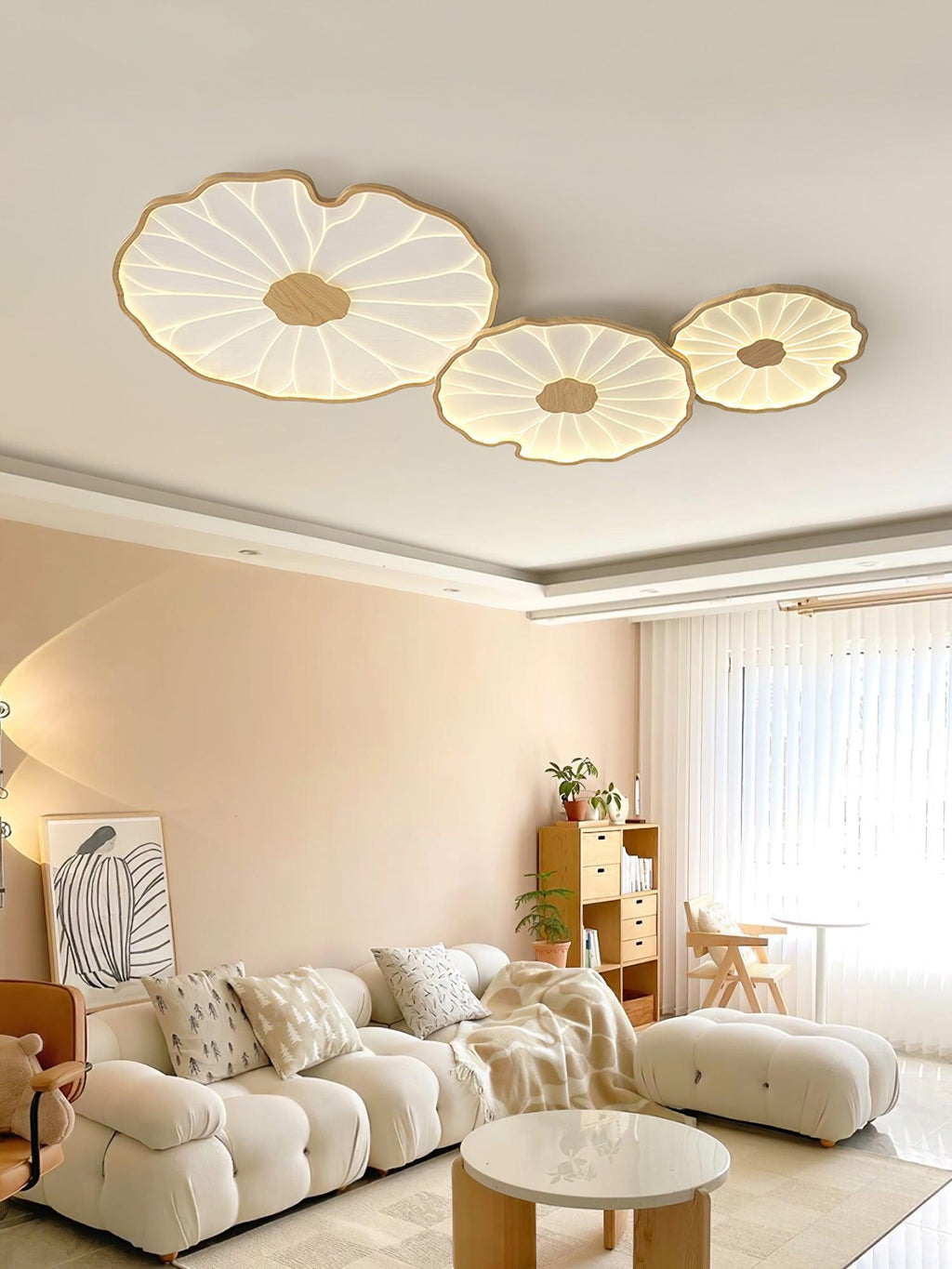 Poreven Metal Ceiling Lamp-Moonnatur