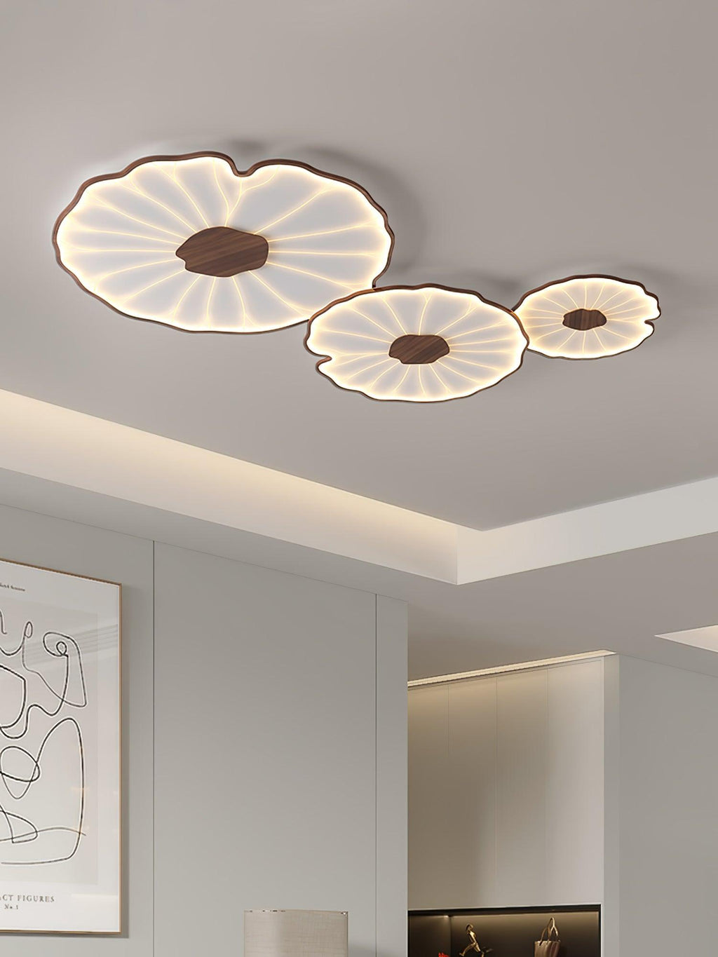 Poreven Metal Ceiling Lamp-Moonnatur