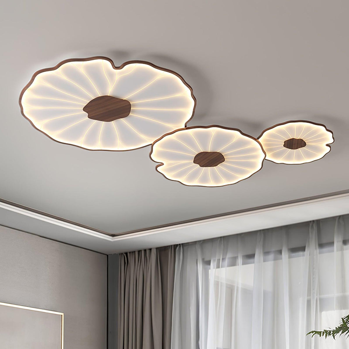 Poreven Metal Ceiling Lamp-Moonnatur