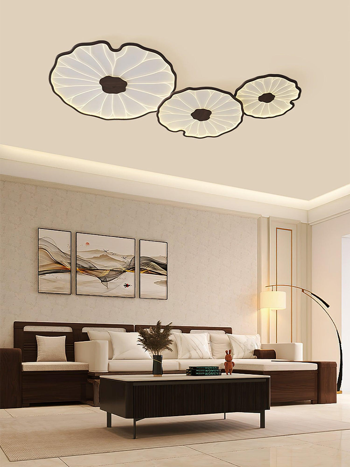 Poreven Metal Ceiling Lamp-Moonnatur