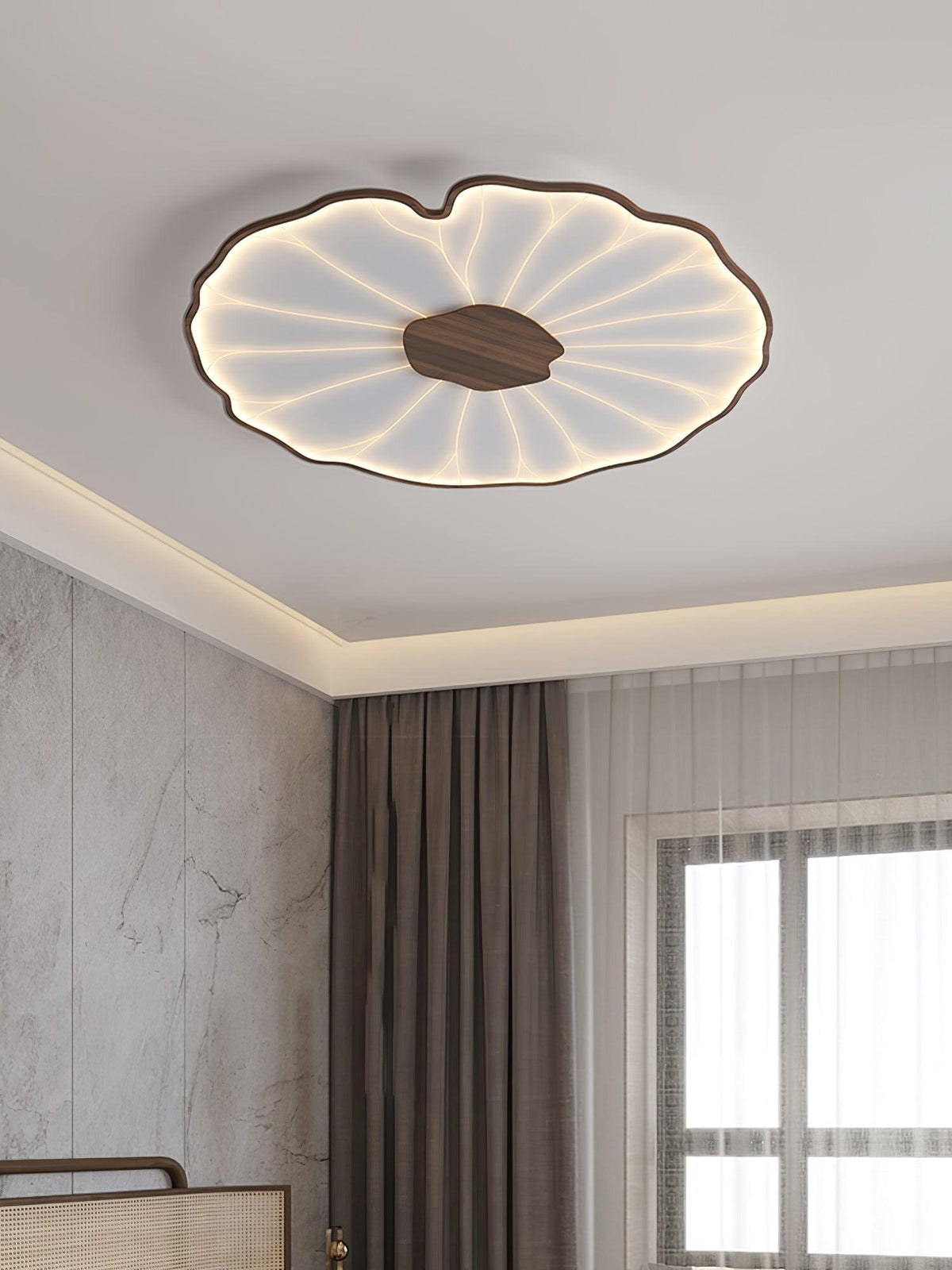 Poreven Metal Ceiling Lamp-Moonnatur