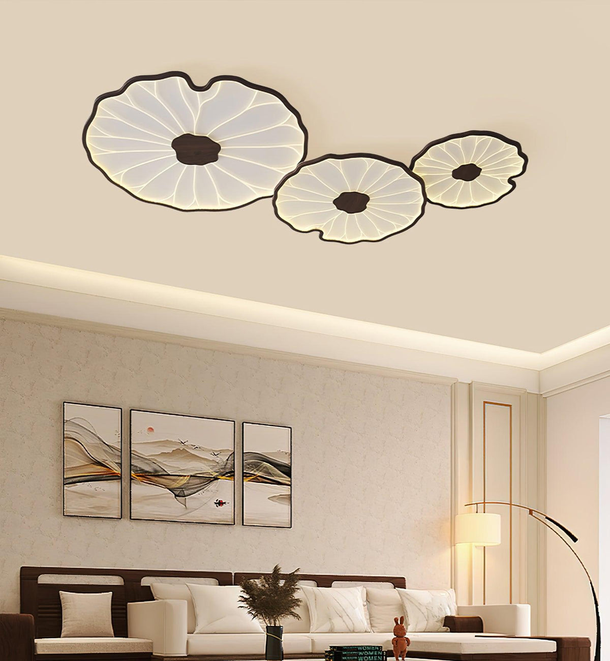 Poreven Metal Ceiling Lamp-Moonnatur