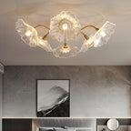 Idrisaria Glass Ceiling Light-Moonnatur