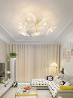 Idrisaria Glass Ceiling Light-Moonnatur