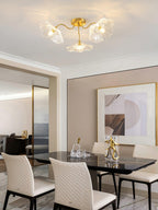 Idrisaria Glass Ceiling Light-Moonnatur