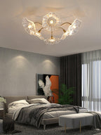Idrisaria Glass Ceiling Light-Moonnatur