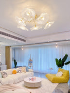 Idrisaria Glass Ceiling Light-Moonnatur