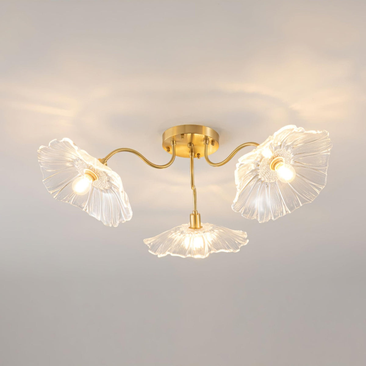 Idrisaria Glass Ceiling Light-Moonnatur